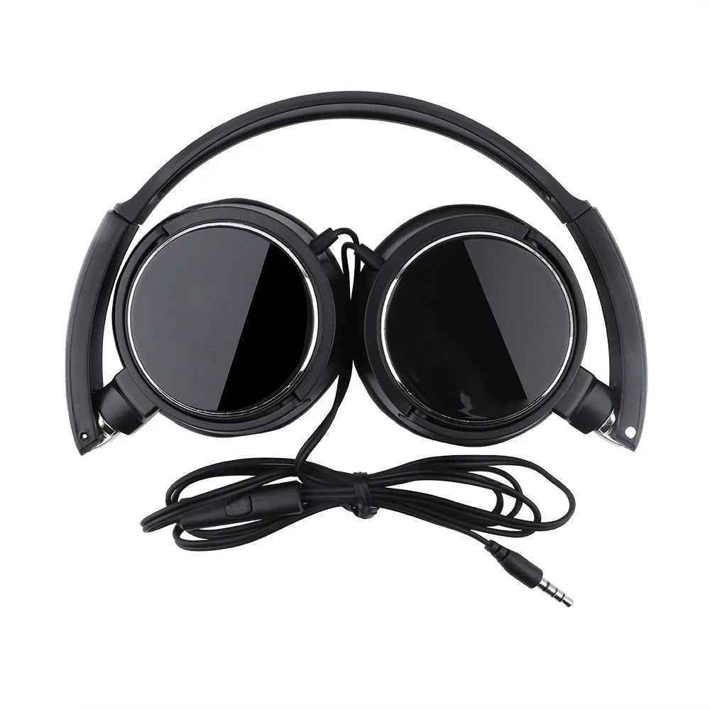 3.5mm/Type-C Wired Headphones Noise Cancelling Business Over Ear Headset Flexible Adjustable Stereo Earphones for PC MP3 Mobile - TechSmartX