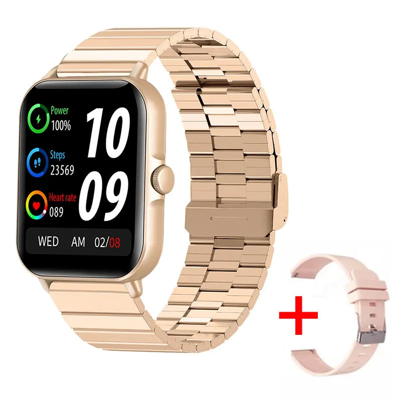 2025 Digital Smartwatch Sports Fitness Men's Women Smart Watch Waterproof Wrist Watches for Ladies Kids Child Android IOS Phones - TechSmartX