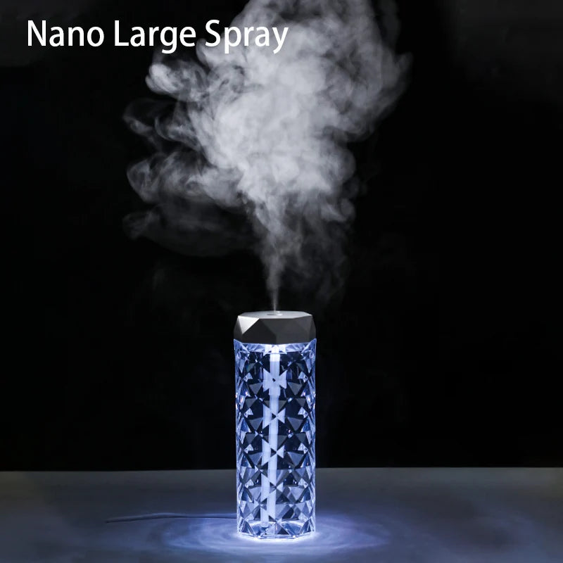 400ML Air Humidifier USB Aroma Diffuser Essential Oil Purifier Fragrance Mist Maker RGB Light humidificador For Car Home Bedroom - TechSmartX