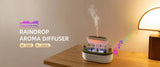 Dynamic Jellyfish Air Humidifier 250ml Essential Oil Diffuser Remote Control Bedroom Humidifier With 7 Colorful Night Lights - TechSmartX