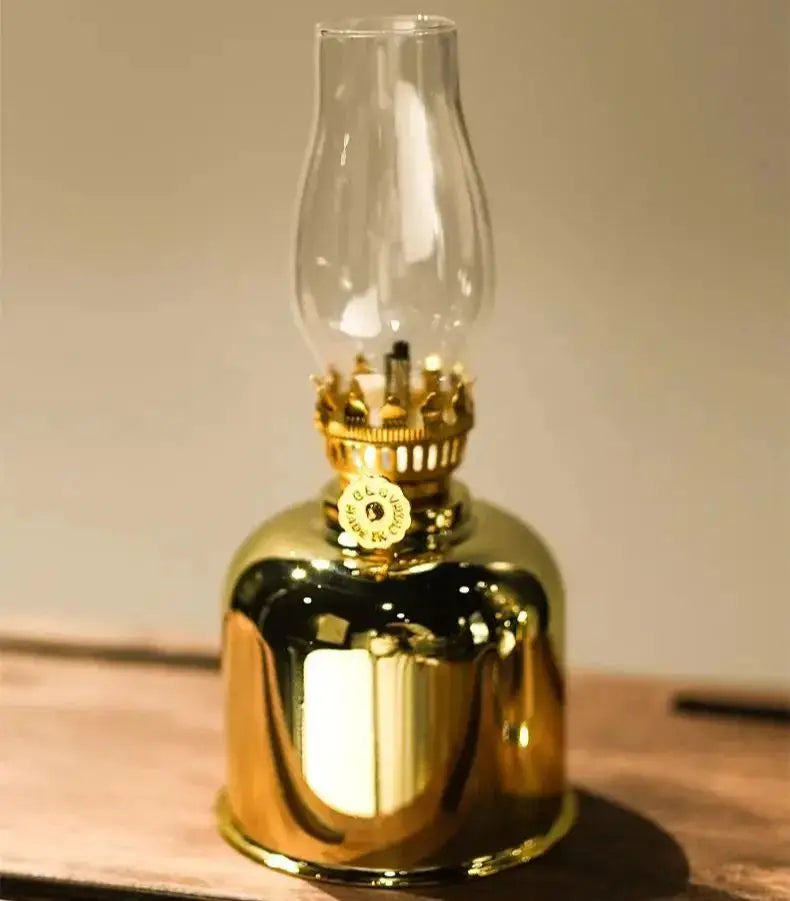 Retro Metal Kerosene Oil Lantern for Outdoor Camping - Small Horse Cozy Atmosphere Tent for Camping, Hiking Outdoor Adventures - TechSmartX