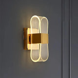 Acrylic Aluminum Wall Bedside Lamp Warm Light Lustre Modern Fashion Nordic Simple Home Living Dining Room Decor - TechSmartX