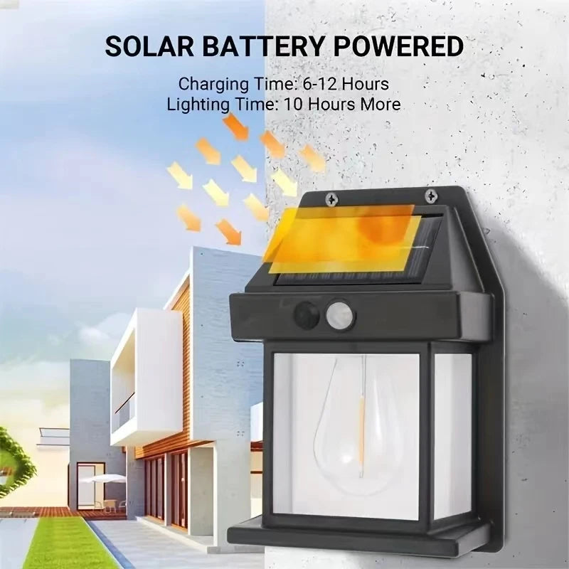 Powerful Outdoor Solar LED Street Light Waterproof Solar Lamp Garden Yard Pathway Wall Decoration External Lighting Fixture - TechSmartX