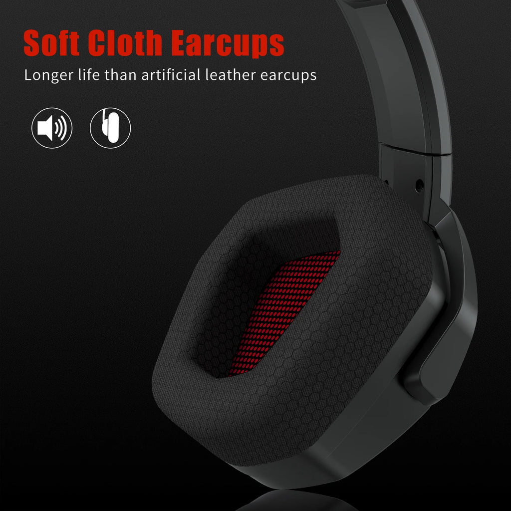 NUBWO G06 Dual Wireless Gaming Headset with Microphone for PS5, PS4, PC, Mobile, Switch, 2.4GHz Bluetooth 5.3 Gaming Headphones - TechSmartX