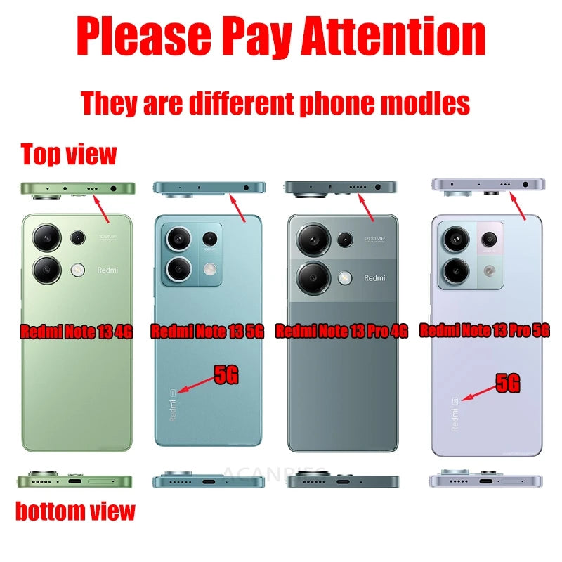 Note13 Cute 3D Bear Liquid Silicone Case On For Xaiomi Redmi Note 13 Pro 4g 5g 13pro Plus 12 Cartoon Soft Cover 13c Poco M6 X6