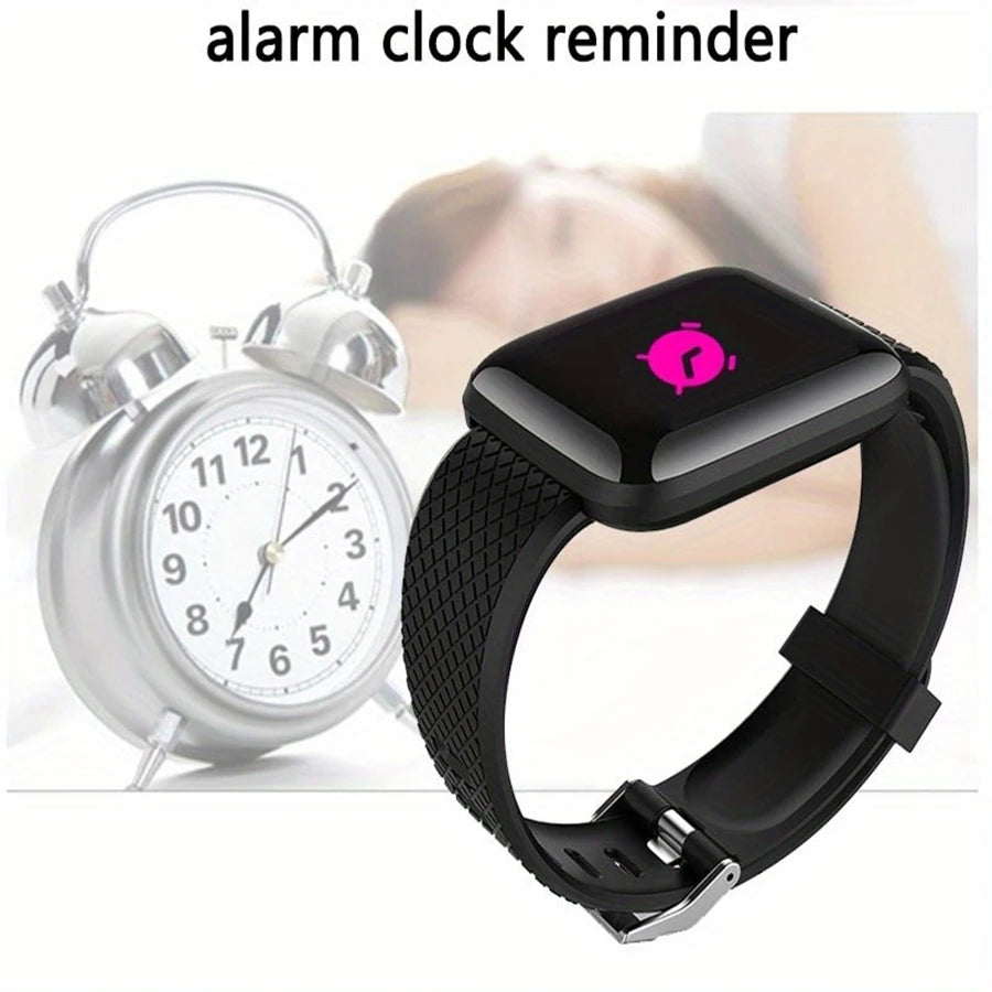 Smartwatch Men Women Wristwatches Smart Watch Message Fitness Monitor Bracelet Birthday Gift Electronic Clock For Android IOS - TechSmartX