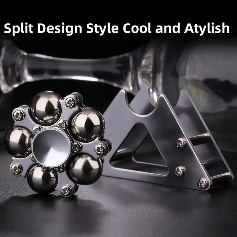 Fingertip Gyroscopic Wheel Creative Metal Ornaments Adult Decompression Venting Device Advanced Mechanical Desktop Pendant Toys - TechSmartX