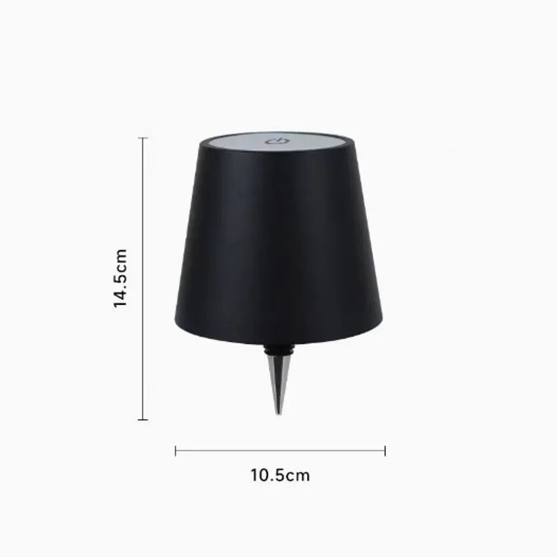 Wireless Bottle Lamp Touch Control of 3 Colors Stepless Dimming Suitable for Wine Bottles Alternative To Wine Corks Bedside Lamp - TechSmartX