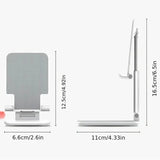 Suport reglabil de birou pentru telefon mobil/tabletă, compatibil cu iPhone, iPad, Xiaomi, universal