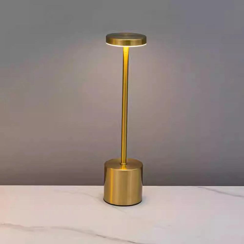 LED Cordless Touch  Table Lamps Rechargeable Desk Lamp 3Colors Adjustable Bedside Creative Ambient Light Bar Room Decor Light - TechSmartX