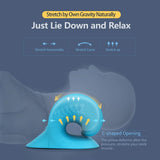 Eva Neck And Shoulder Relaxer, C-Shape Cervical Traction Device, Relax Spine Alignment, Chiropractic Pillow Stretcher Massager - TechSmartX