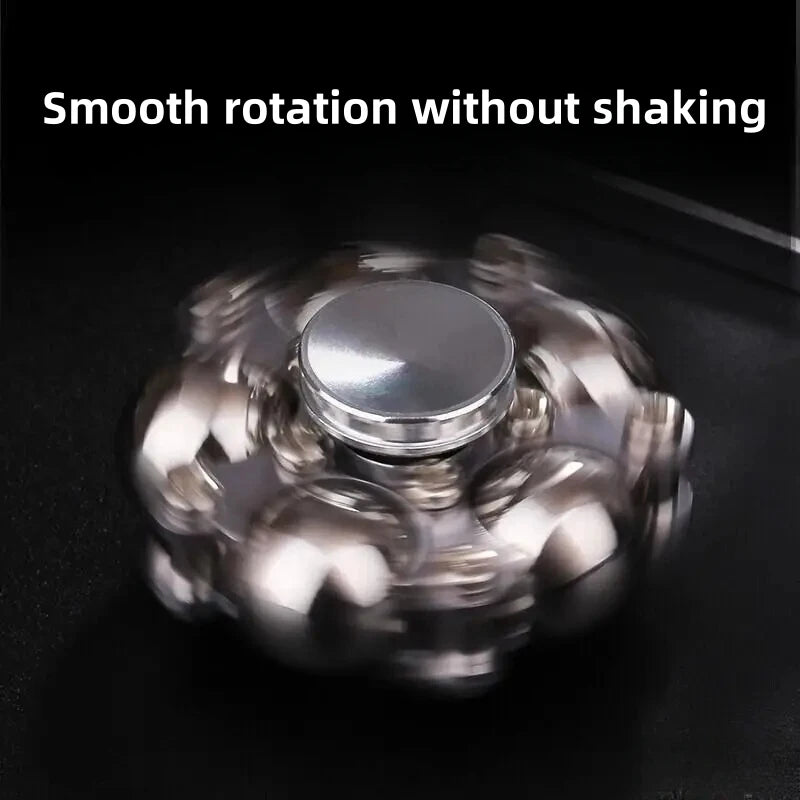 Fingertip Gyroscopic Wheel Creative Metal Ornaments Adult Decompression Venting Device Advanced Mechanical Desktop Pendant Toys - TechSmartX