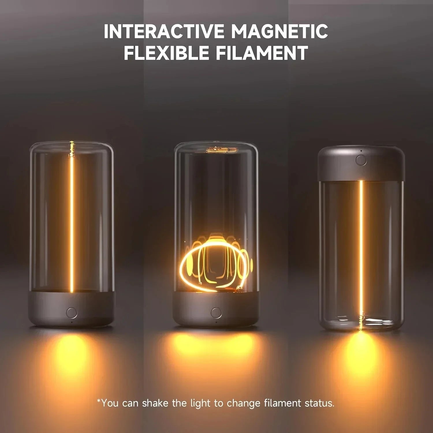 Portable quantum wire ambient magnetic light Type-C charging, eye protection function, bedroom, study, camping, Christmas gift - TechSmartX