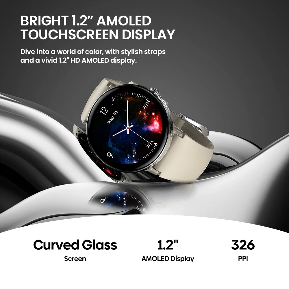 New 2025 Zeblaze LILY 2 Voice Calling Female Smartwatch Double Strap 1.2" HD AMOLED Display Health Monitoring Sports Smart Watch - TechSmartX