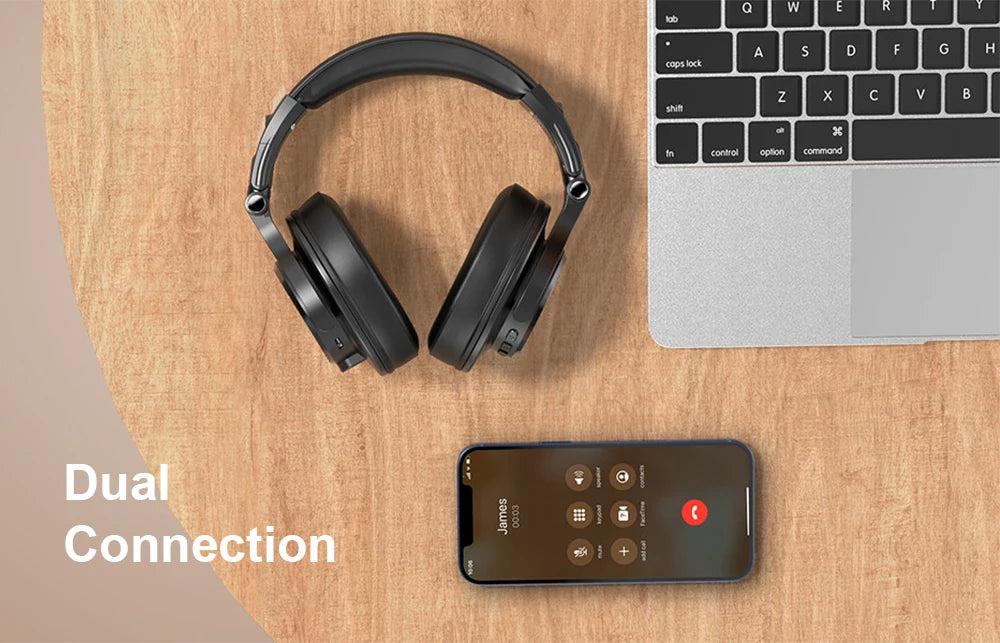 Oneodio Fusion A70 Bluetooth 5.2 Headphones Hi-Res Audio Over Ear Wireless Headset Professional Studio Monitor DJ Headphones 72H - TechSmartX