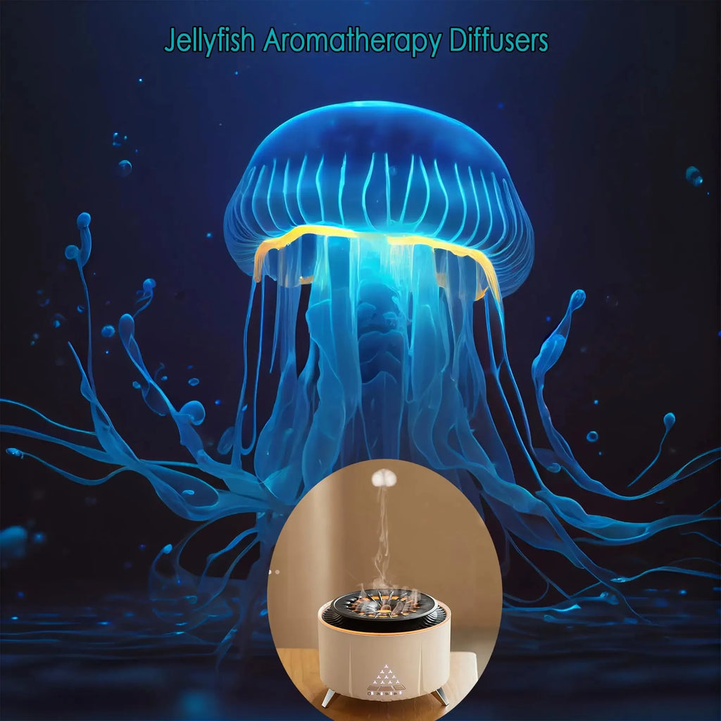 Diffusers for Essential Oils Large Room Cool-Looking Jellyfish Mist 350ml Aromatherapy Diffuser for Home Bedroom Dropshipping - TechSmartX