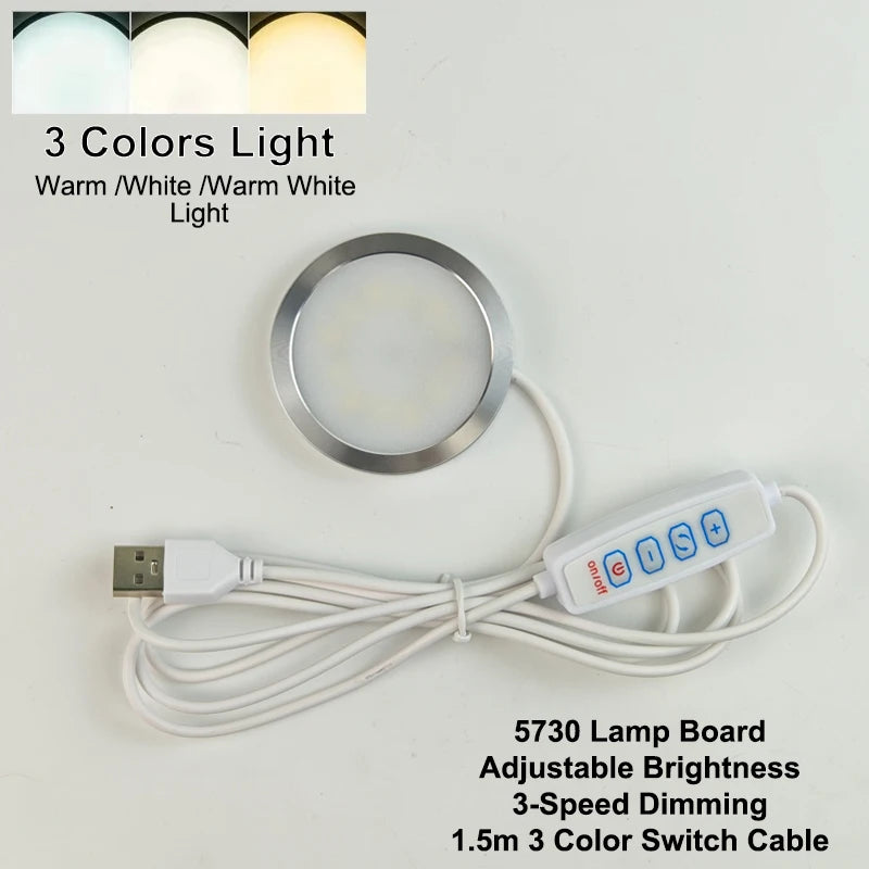 Led Lamp Kit Adjustable Light Kit Led Light Parts Hardware DIY Model Cold/warm Light Without Lamp Shell - TechSmartX