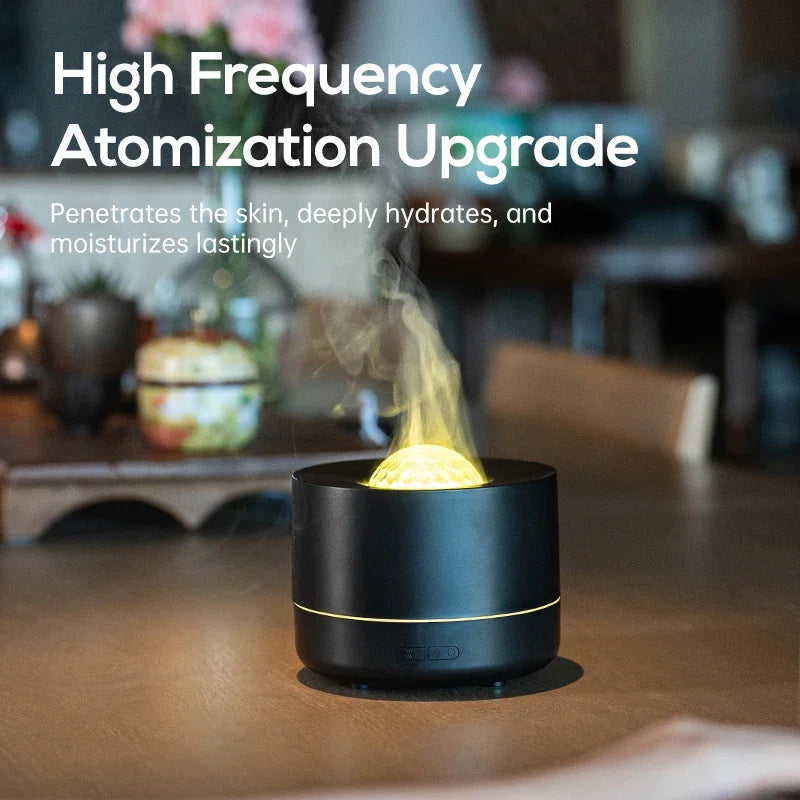 New Starry Sky Projection Air Humidifier with Colorful Gradient Night Light USB Delicate Water Mist Essential Oil Aroma Diffuser - TechSmartX