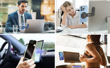 Suport magnetic subțire și pliabil pentru telefon, pentru laptop, pentru monitorul computerului, pentru iPhone 14, 13, 12 Series și toate telefoanele.