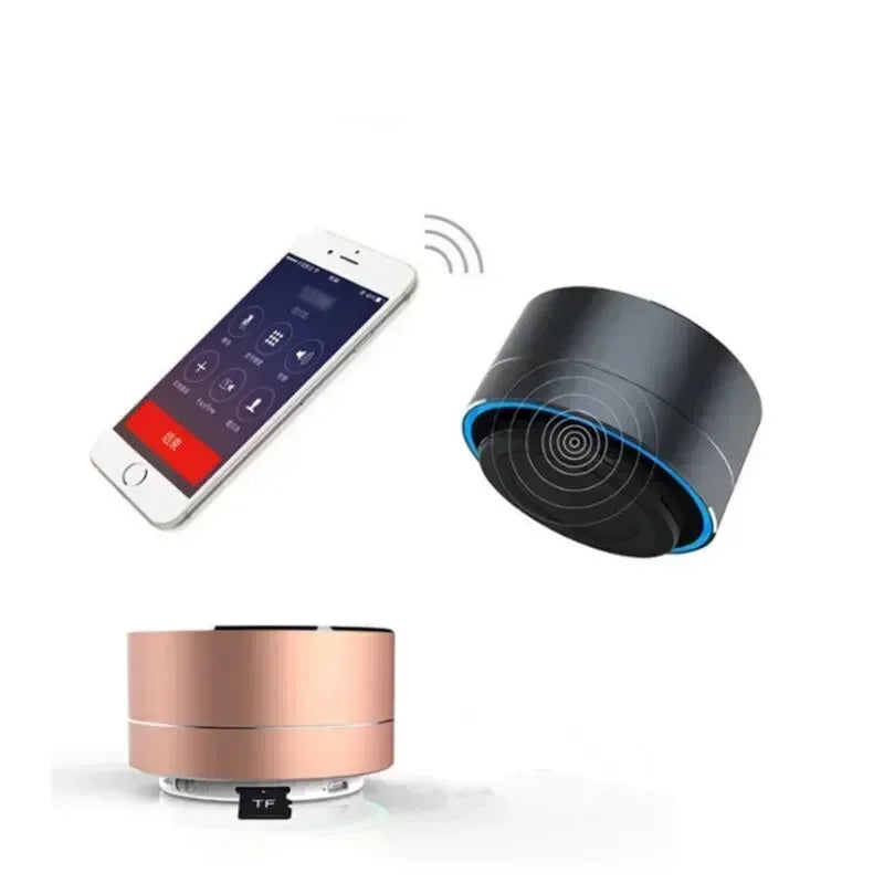 A10 10M Mini Portable Wireless Bluetooth Speaker Steel Cannon Subwoofer Bluetooth Audio Gift For Laptops Phone Outdoors Speakers - TechSmartX