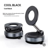 Strong Magnetic Car Phone Holder Foldable Design 360° Adjustable Vacuum Mount for Car/Desk/Bathroom/Universal Use - TechSmartX