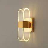 Acrylic Aluminum Wall Bedside Lamp Warm Light Lustre Modern Fashion Nordic Simple Home Living Dining Room Decor - TechSmartX