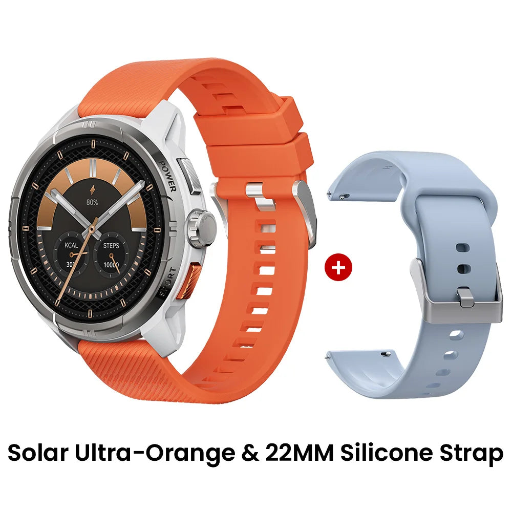 HAYLOU Solar Ultra GPS Smartwatch 1.6” AMOLED Display 5ATM Waterproof Built-in GPS Bluetooth Phone Calls Sports Smart Watch - TechSmartX