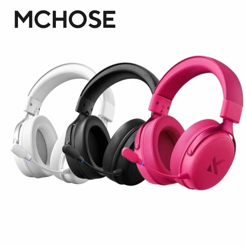 MCHOSE V9 pro E-Sports Headset with Microphone Tri-Mode Gaming USB Wireless 7.1 Channel Surround Sound Portable Audio Headphones - TechSmartX