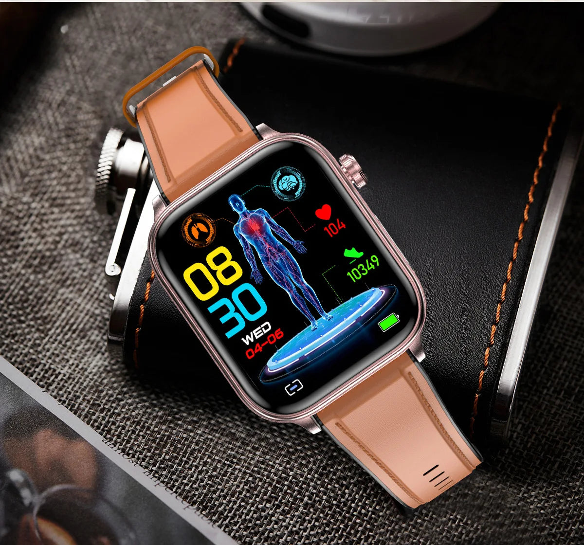 2025 New ECG+PPG Monitoring Smart Watch Women Blood pressure Blood Lipid Uric Acid Women Menstrual Health Tracker Smartwatches - TechSmartX
