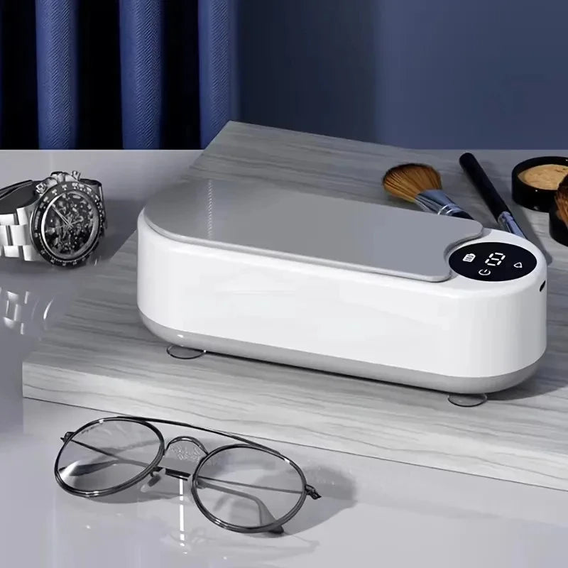 High-Frequency Ultrasonic Glasses Cleaner - 1pc Wireless Multi-Purpose Cleaning Machine for Eyewear & Accessories - TechSmartX