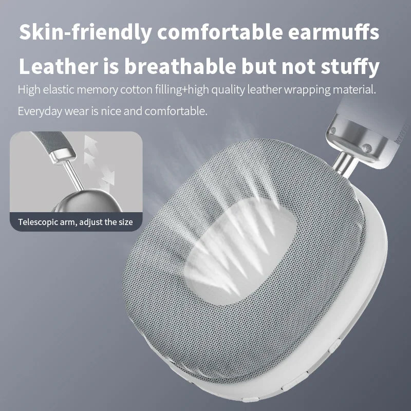 2025 NEW Air Max Bluetooth Earphone Over ear Wireless Headset stereo surround gaming Headphone For Apple Iphone Xiaomi Phone - TechSmartX