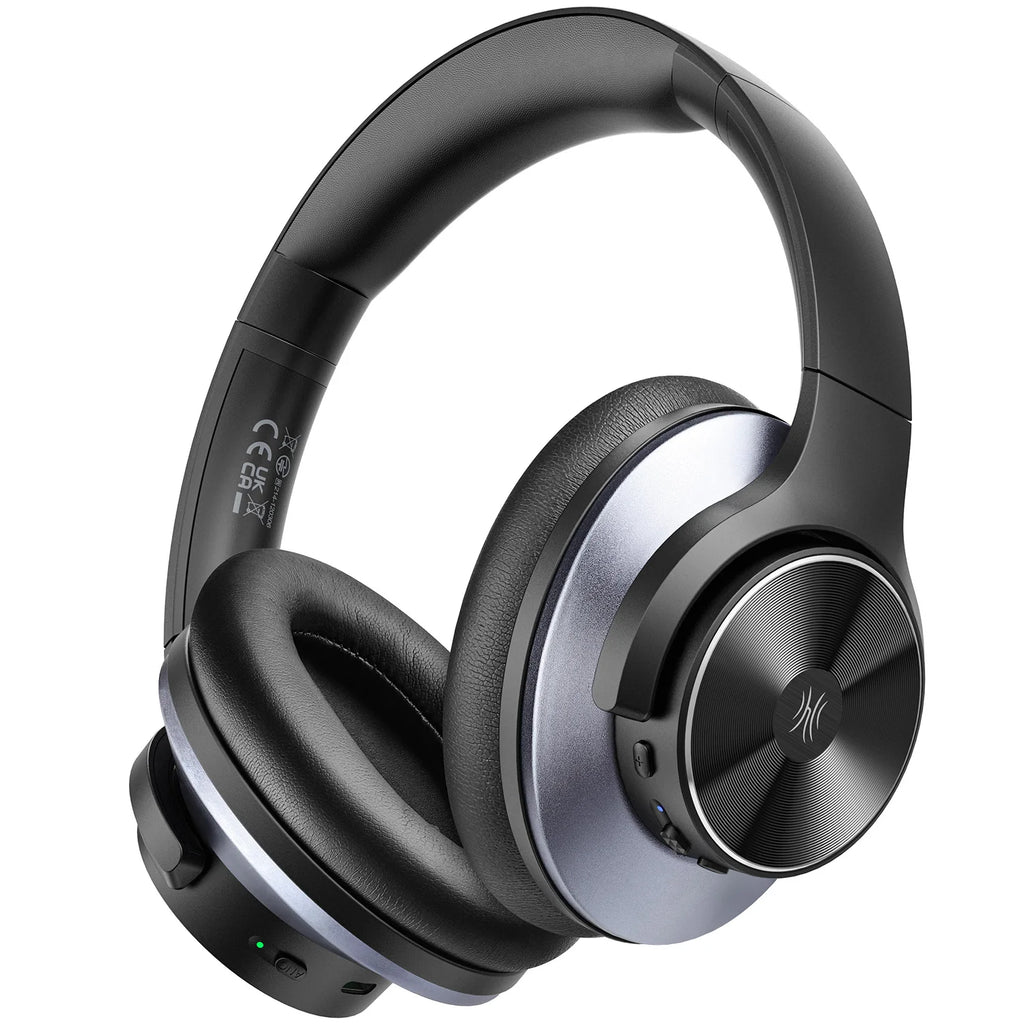 Oneodio A10 Bluetooth 5.4 Headphones Hybrid Active Noise Cancelling With Hi-Res Audio Over Ear Wireless Headset ANC With 5-Mic - TechSmartX