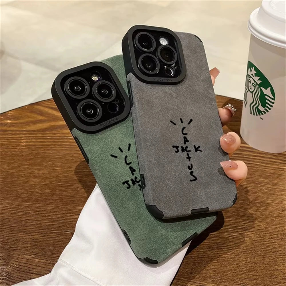 Flip leather phone case for iphone 16 15 14 plus 13 12 11 pro max 16E x xr xs cover Fashion Streetwear hop jack funda cases