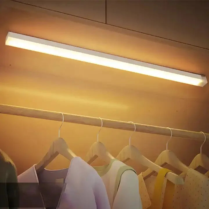 Motion Sensor Lamp Night Light Wireless LED USB Type C Rechargeable Lamp for Kitchen Cabinet Bedroom Wardrobe Staircase Lighting - TechSmartX