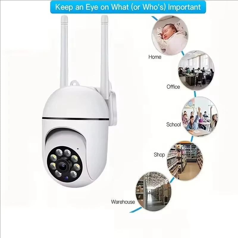 A7 1080P Security Camera WIFI Camera Outdoor PTZ Speed Wireless IP Camera CCTV 4X Digital Zoom Audio Network Surveillance CAM - TechSmartX