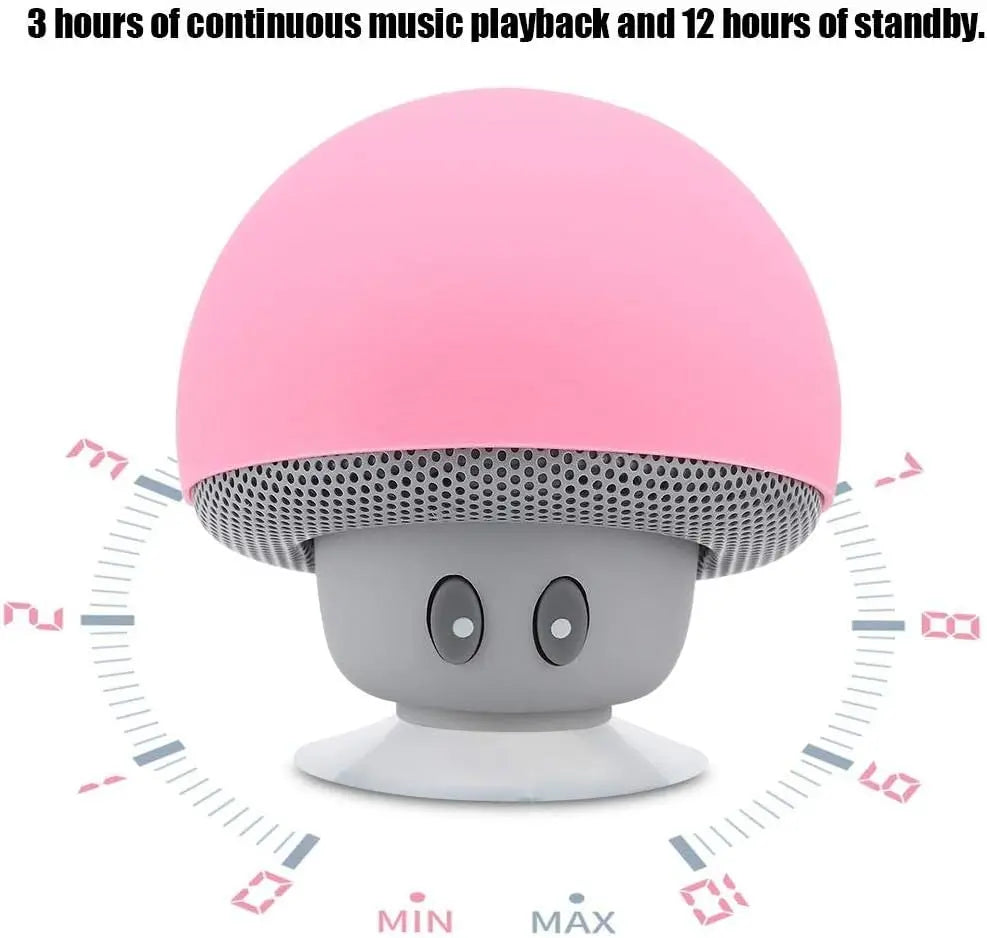 High Quality Wireless Bluetooth Speaker 30ft Wireless Range  Subwoofer With Suction CupSuitable for Cycling Picnic Outdoor - TechSmartX
