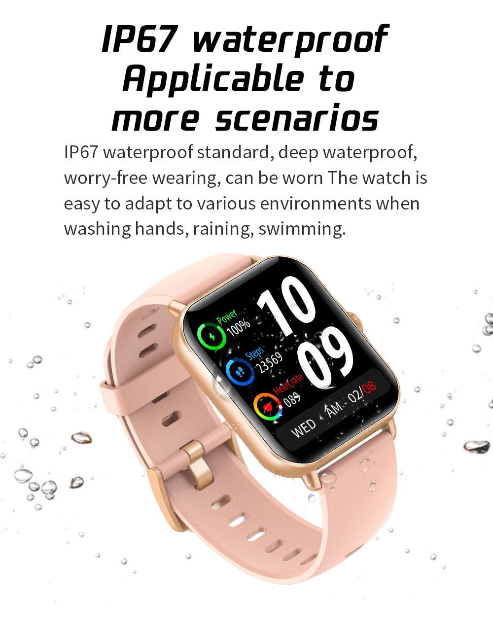 2025 Digital Smartwatch Sports Fitness Men's Women Smart Watch Waterproof Wrist Watches for Ladies Kids Child Android IOS Phones - TechSmartX