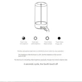 Portable quantum wire ambient magnetic light Type-C charging, eye protection function, bedroom, study, camping, Christmas gift - TechSmartX