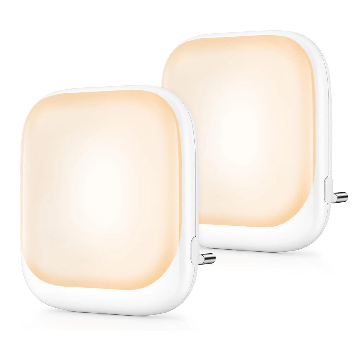 1pc Night Light Socket with Twilight Sensor, Night Light with 3 Brightness Dimmable for Bedroom, Hallway, Kitchen, Living Room, - TechSmartX