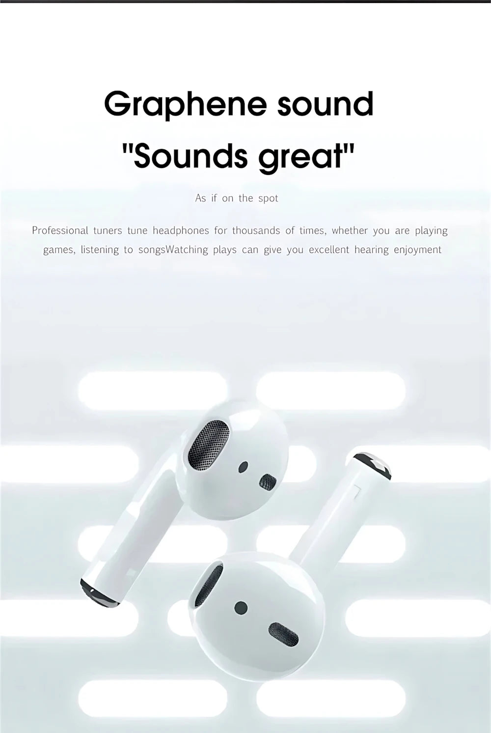 Wireless Bluetooth Earphones For Apple iPad Air Earbuds For iPhone 17 16 15 14 13 12 11 Pro Max Headphone Laptops Tablet Headset