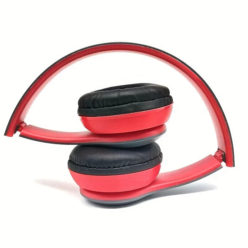 P47 Bluetooth 5.0 Wireless Headphone Foldable HIFI Stereo Bass Earphone Kid Helmet Gift With Mic USB Adaptor For iPhone Game - TechSmartX