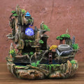 Mountain View Rockery Fountain circolazione dell'acqua piccolo acquario giardino Bonsai decorazione Lucky Feng Shui Ornaments - TechSmartX