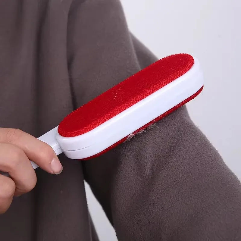 Self-cleaning Lint Sticking Roller 2 Sides Dedusting Brush Pet Hair Remover Brush Removing Dog Cat Hair from Sofa Carpet Clothes - TechSmartX