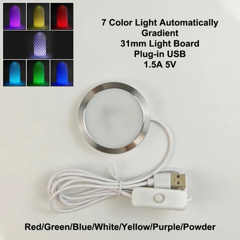 Led Lamp Kit Adjustable Light Kit Led Light Parts Hardware DIY Model Cold/warm Light Without Lamp Shell - TechSmartX