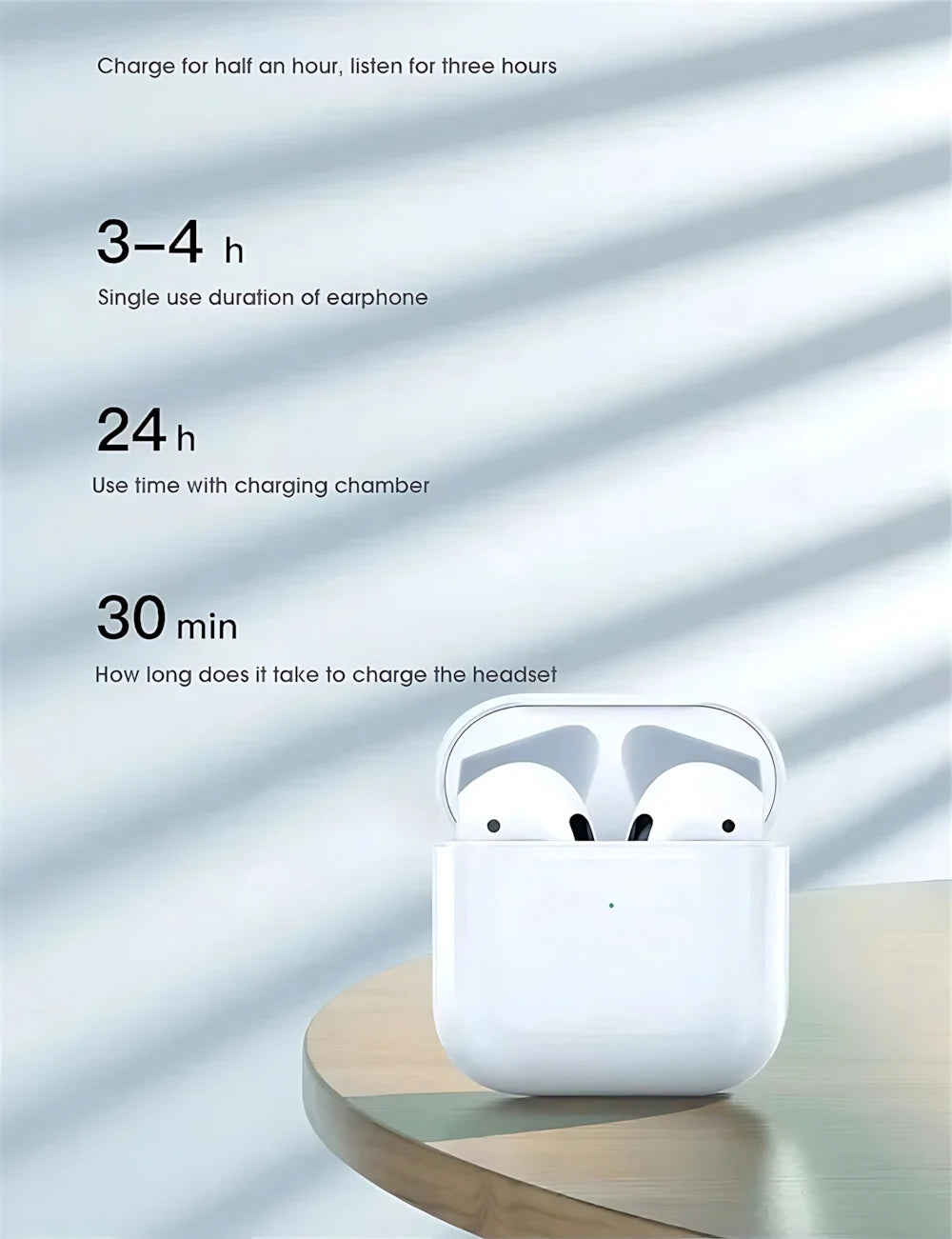 Wireless Bluetooth Earphones For Apple iPad Air Earbuds For iPhone 17 16 15 14 13 12 11 Pro Max Headphone Laptops Tablet Headset