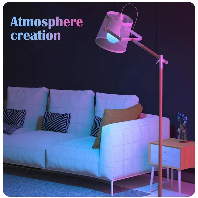 LED RGB Light Bulb AC 220V 230V E27 Bombillas LED  IR Remote Control Changeable Colorful RGBW Led Lamp Spotlight Bulb - TechSmartX