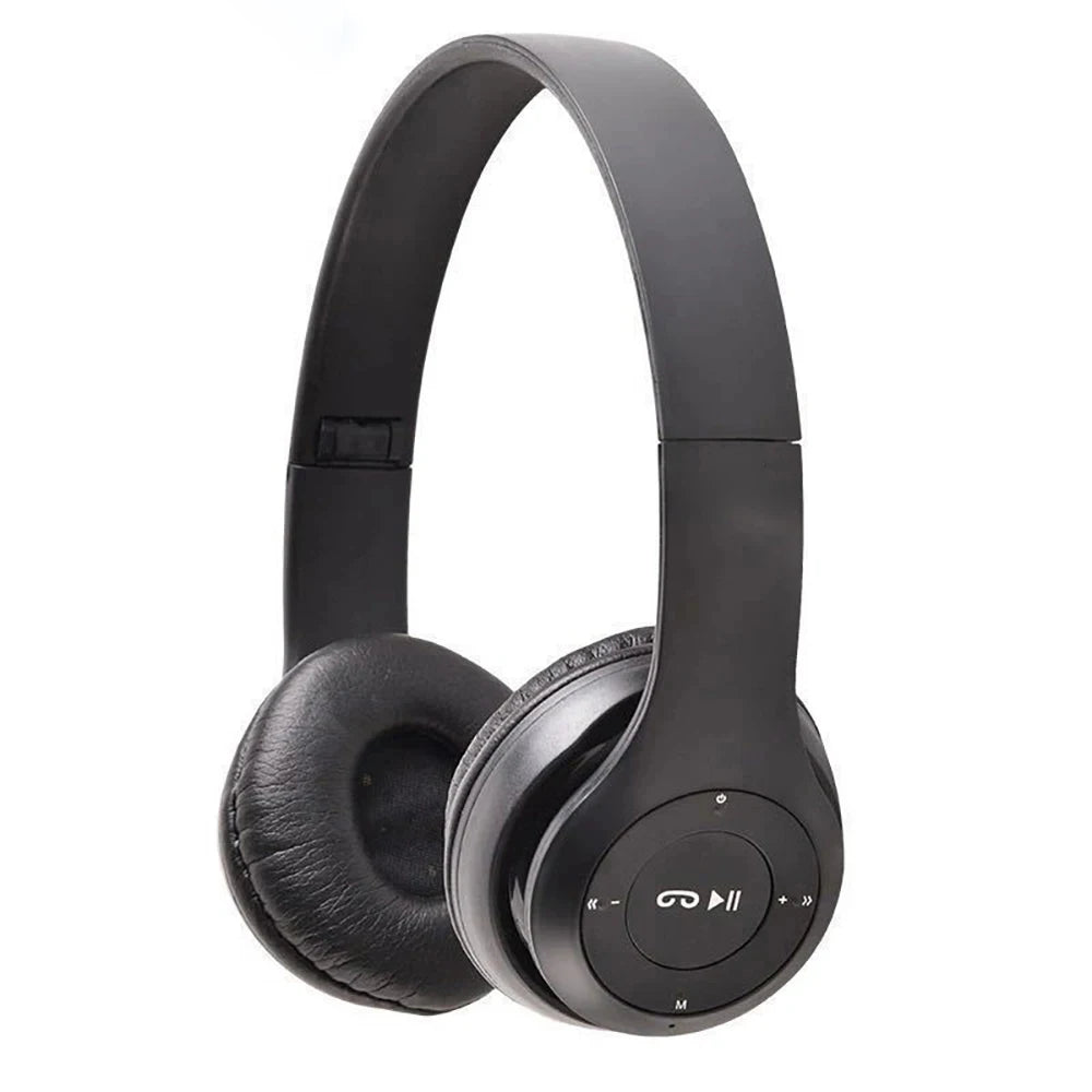 P47 Wireless bluetooth headphone With Mic Headsets Stereo Sound Earphones Sports Gaming Headphones Supports PC Smartphone - TechSmartX