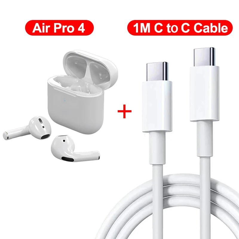 Wireless Bluetooth Earphones For Apple iPad Air Earbuds For iPhone 17 16 15 14 13 12 11 Pro Max Headphone Laptops Tablet Headset