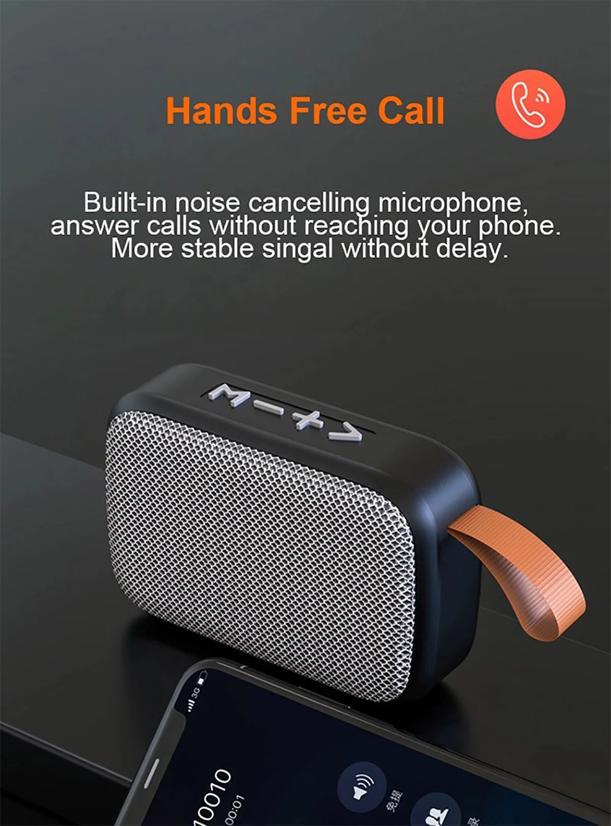Portable Speakers Outdoor Bluetooth 5.0 Mini Oxford Loudspeaker Wireless Column 3D Stereo Music Player Surround Hifi sound Box - TechSmartX