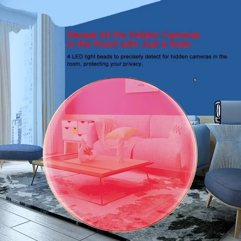 Infrared Camera Detector Anti Peeping Lens Finder LED Spy Gear For Security Protection Hidden Camera Detection - TechSmartX